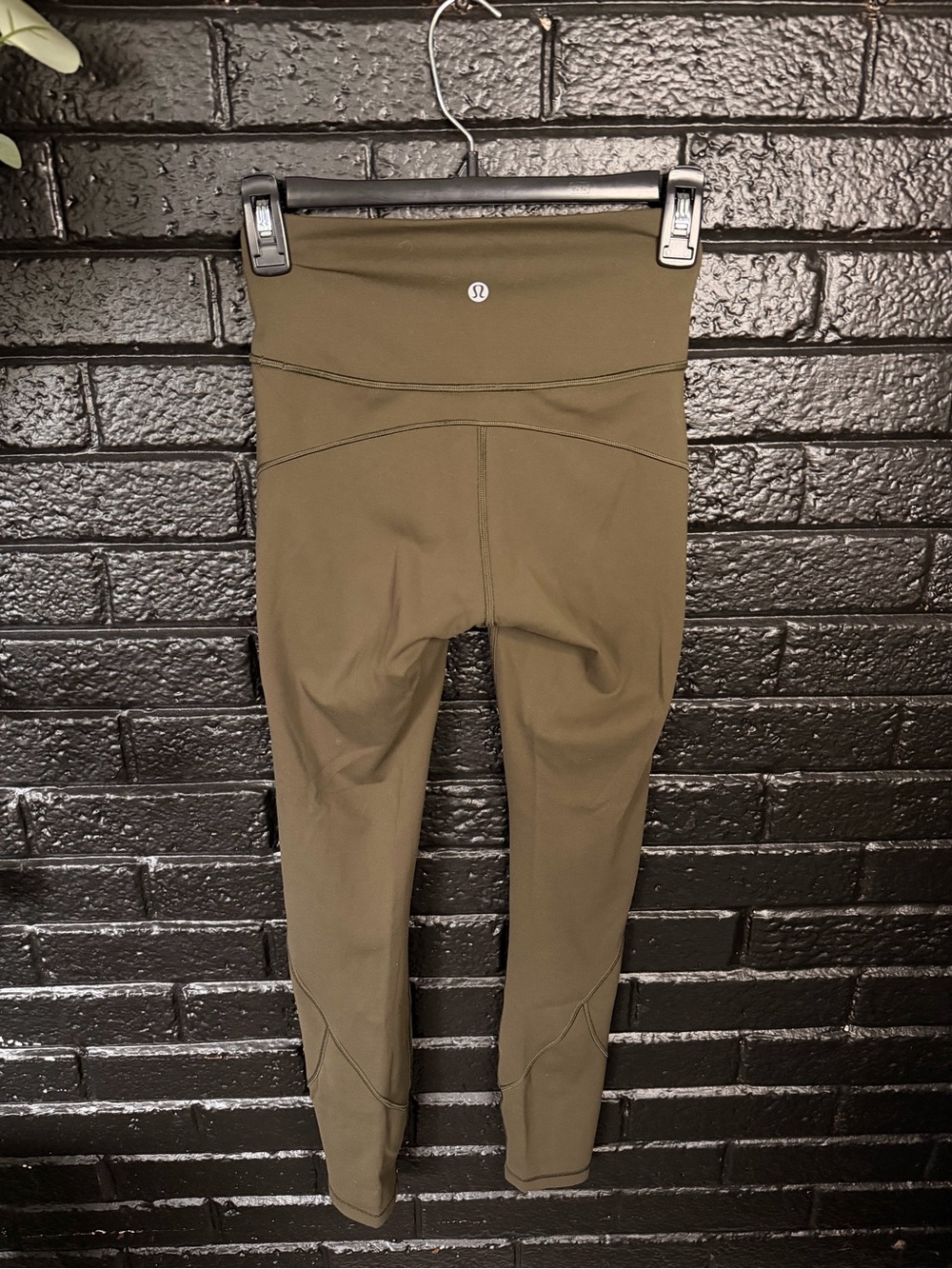 lululemon athletica Olive Green High-Waist Leggings